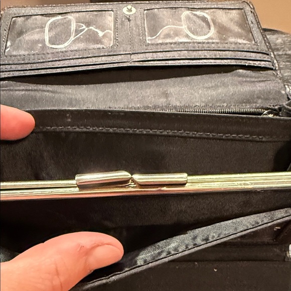 Pelle Studio Black Leather Clutch - Picture 8 of 9